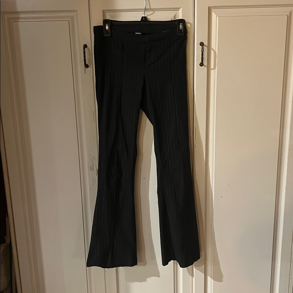 Divided Black Pinstripe Trousers size 2